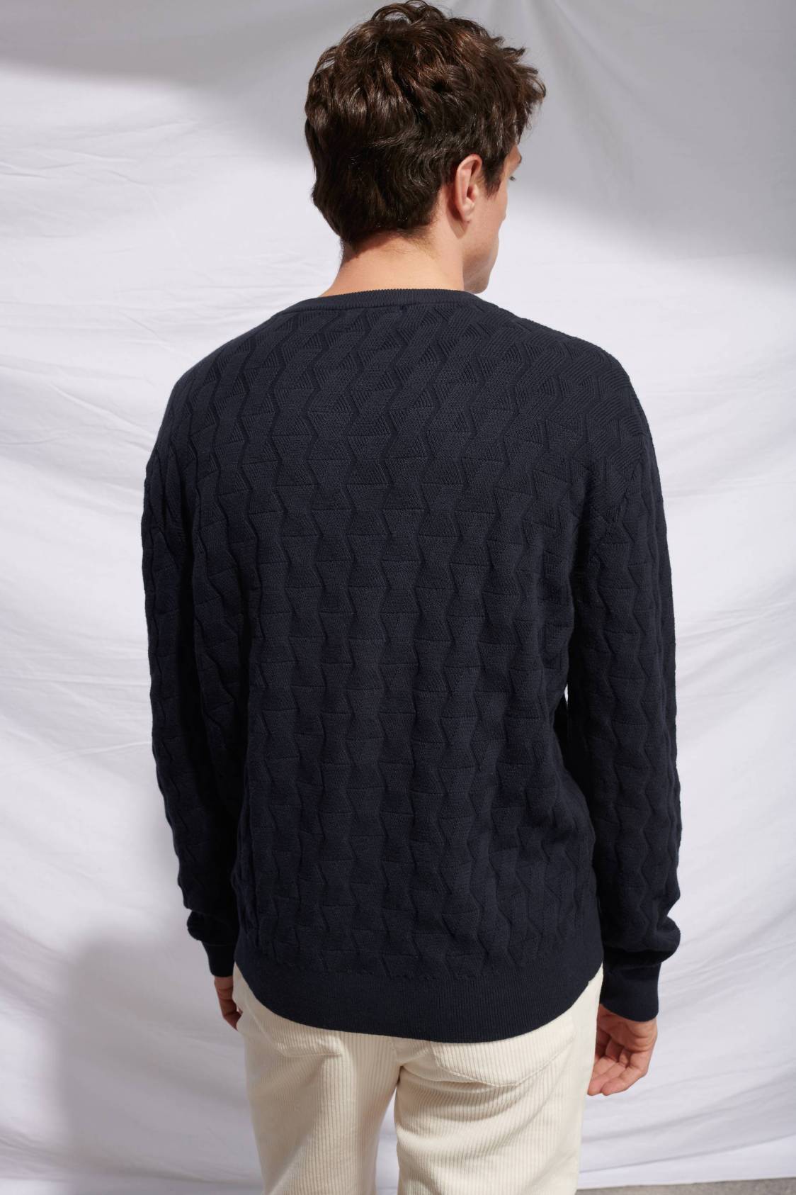 Cross Knit Sweater