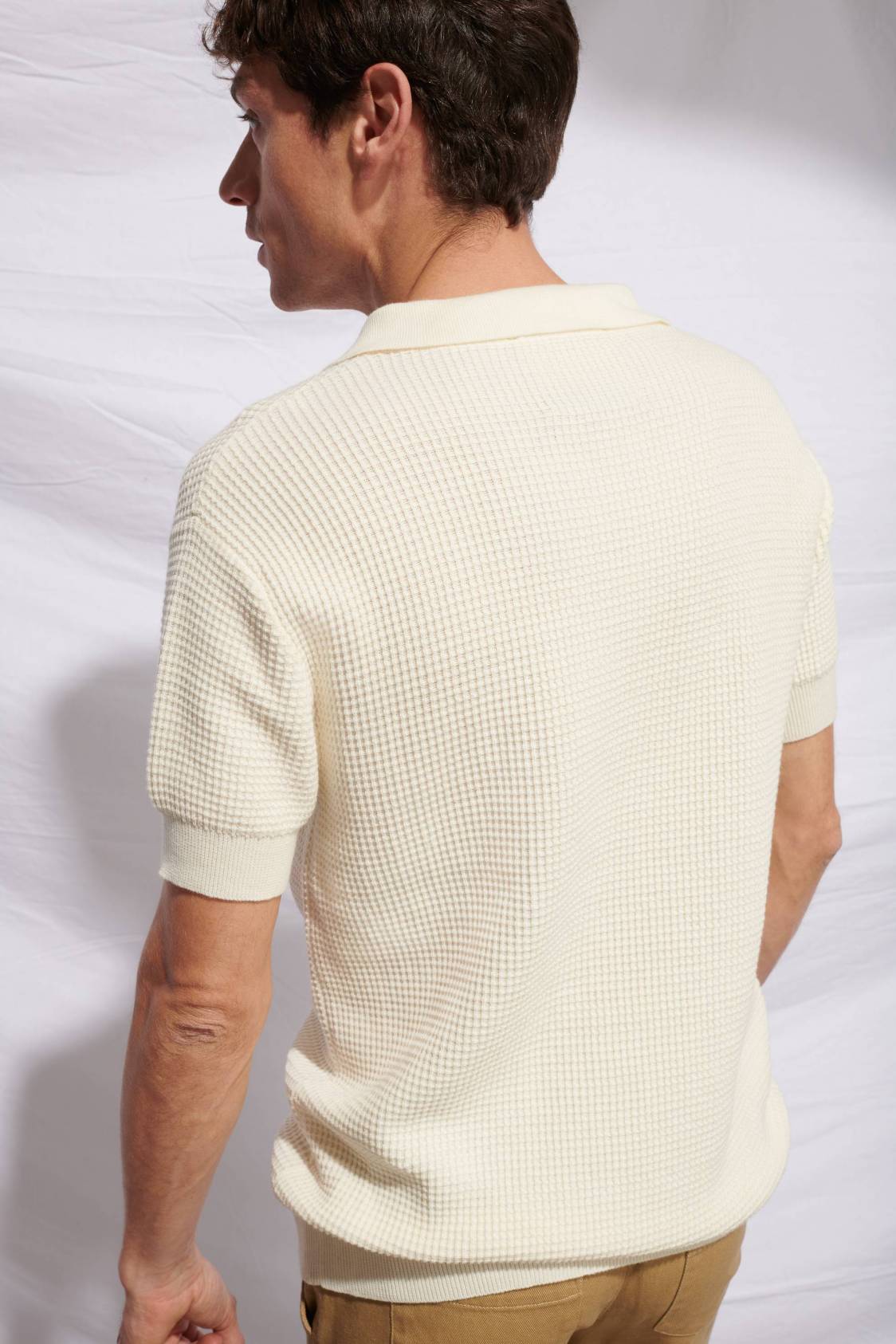 Élémentaire Honeycomb Polo Sweater