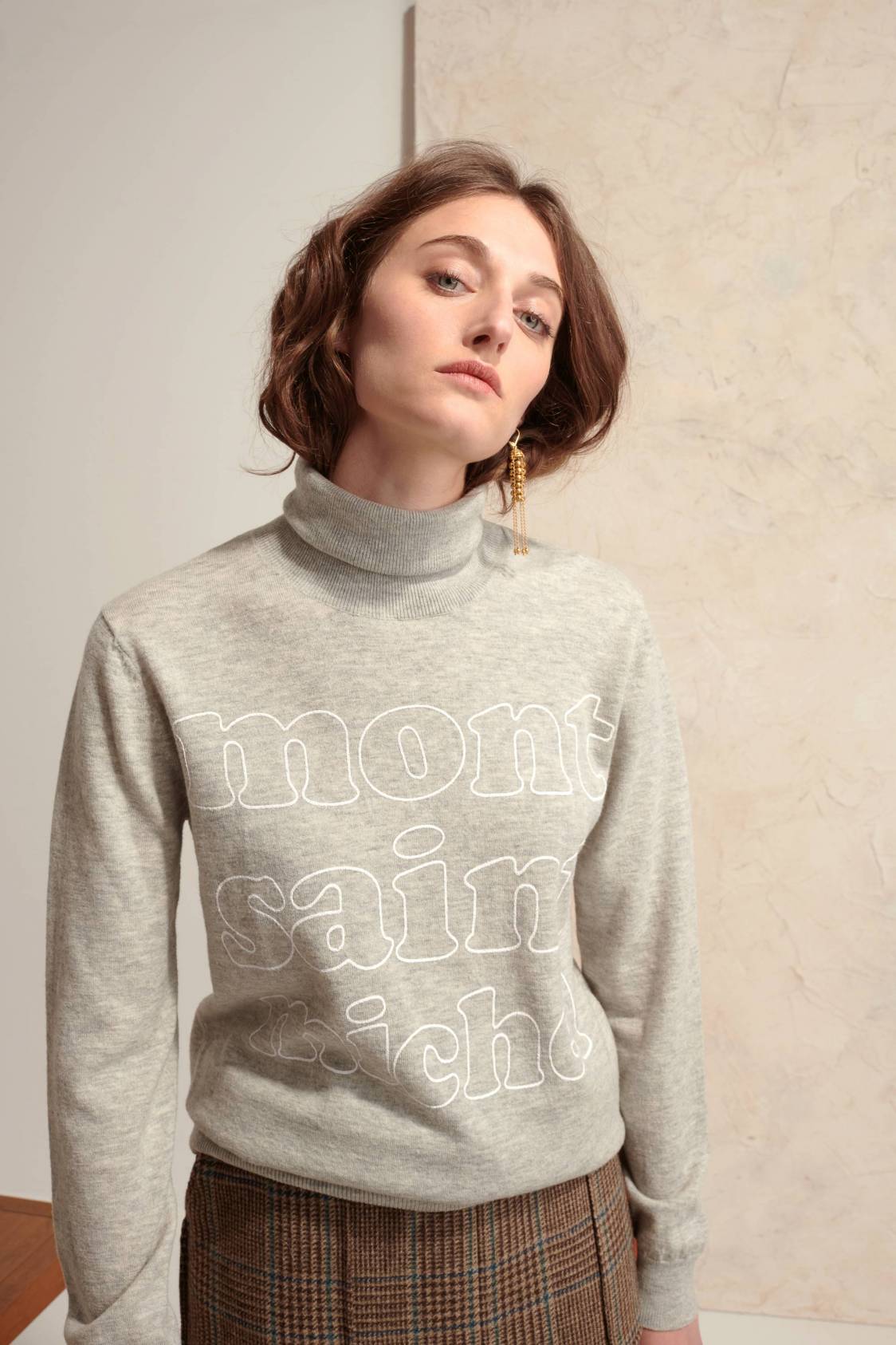 Screen-printed Sweater