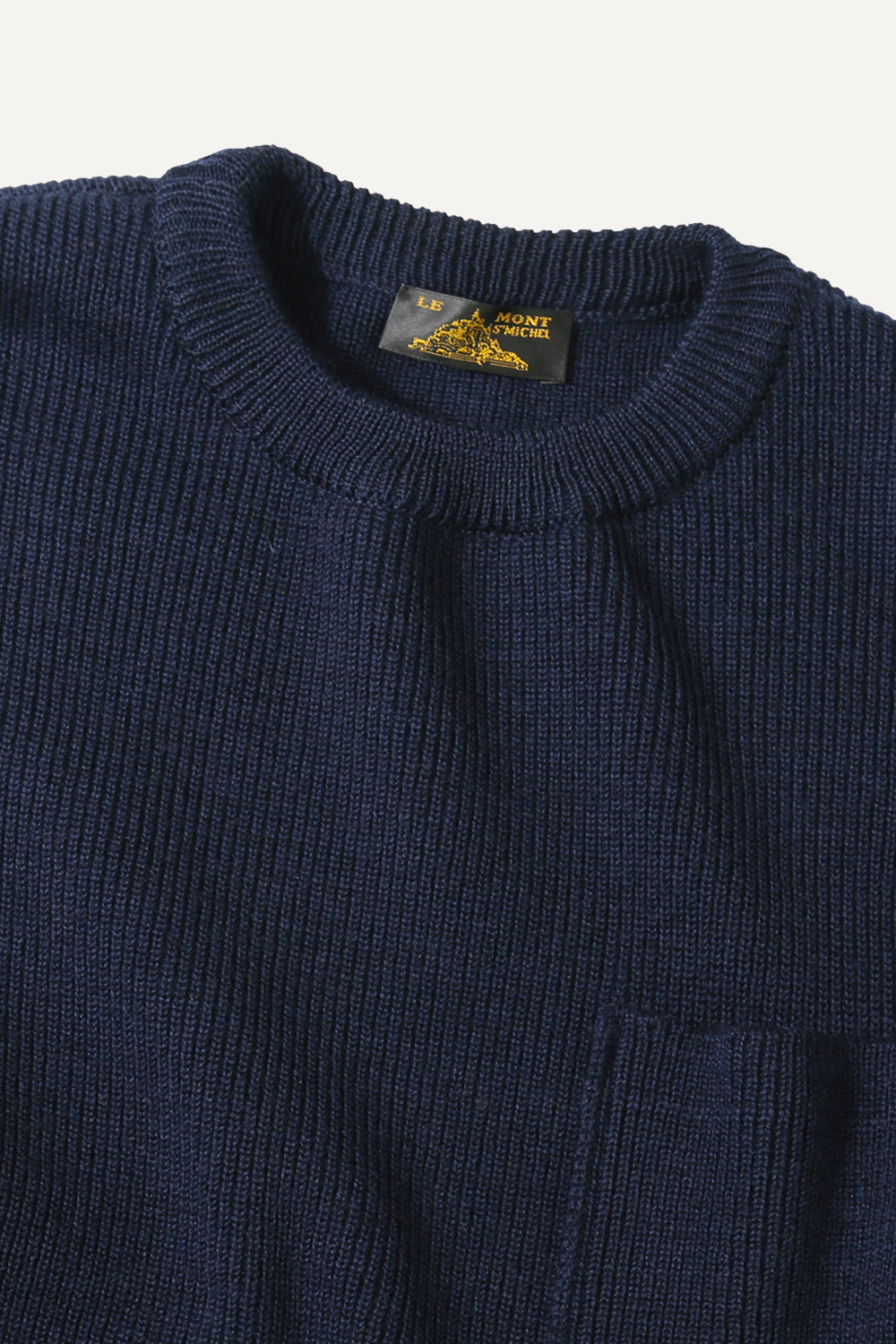 SALAUN - PULL EN LAINE VIERGE - M, MARINE