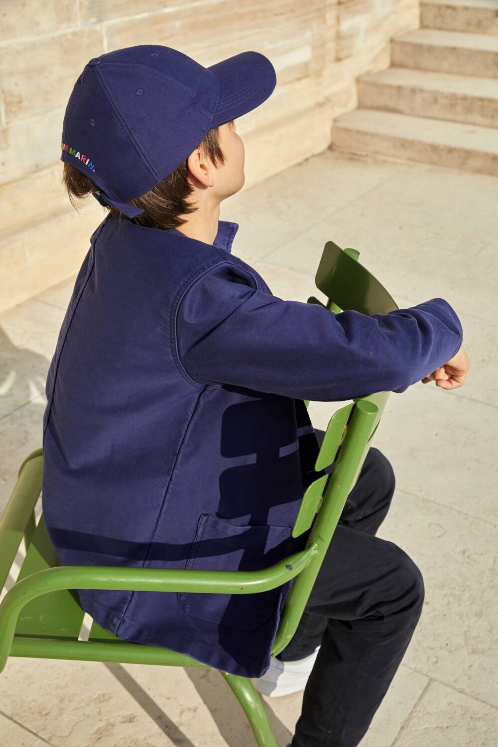 La Veste des Petits Travailleurs - BLEU, seconde vue