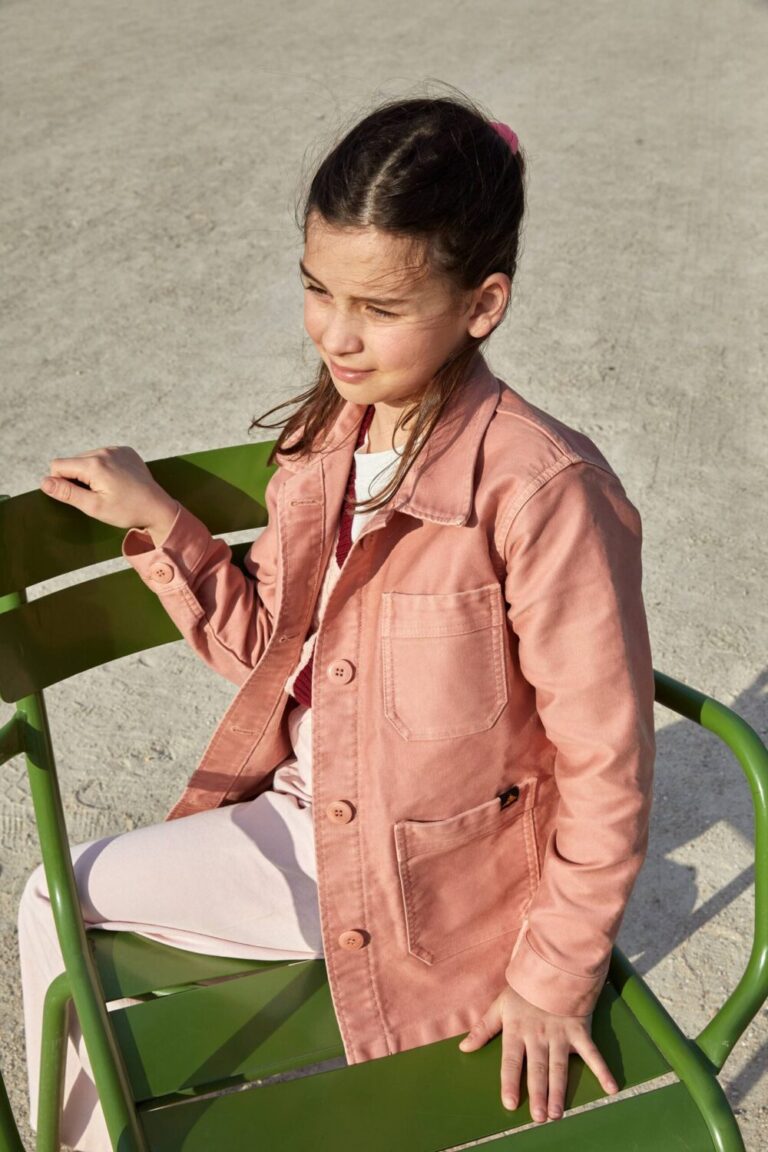 La Veste des Petits Travailleurs - VIEUX ROSE, seconde vue