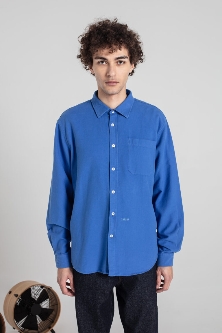 Cosmo - French oxford shirt - BLUE, seconde vue