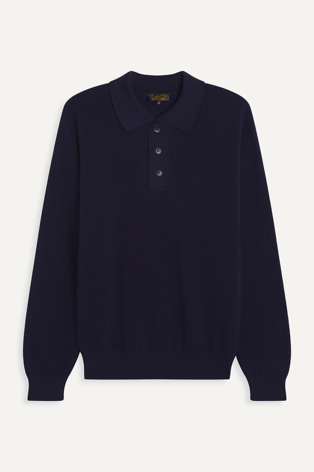 STANNY - PULL EN LAINE MÉRINOS - S, MARINE