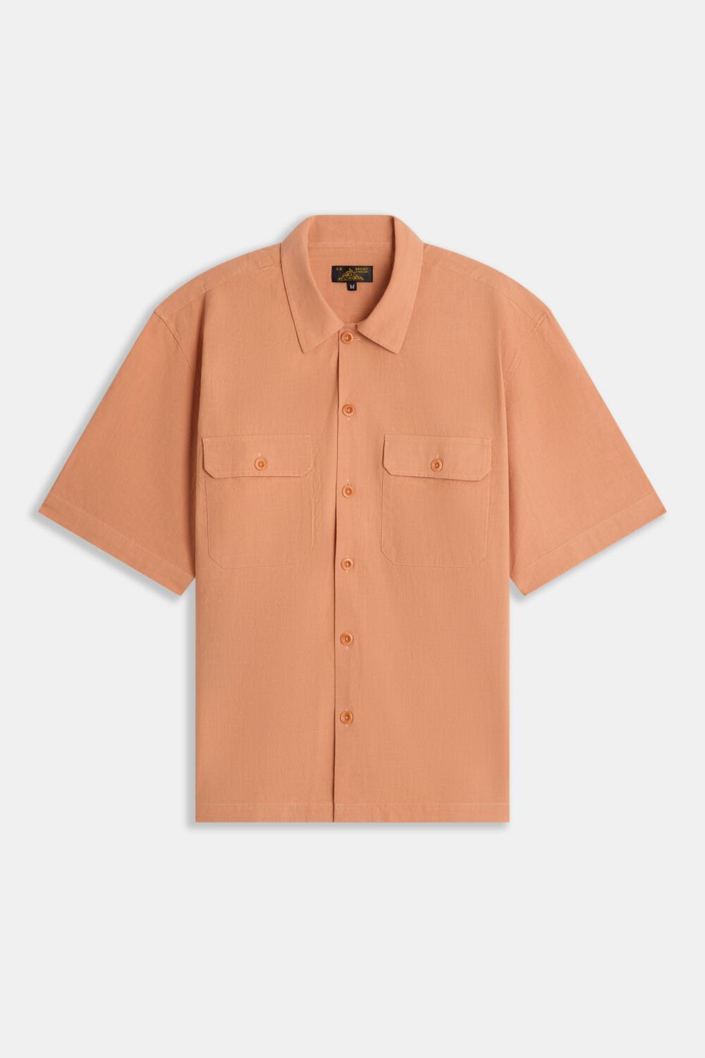 CADELL - MILITARY SHIRT - XS, ORANGE