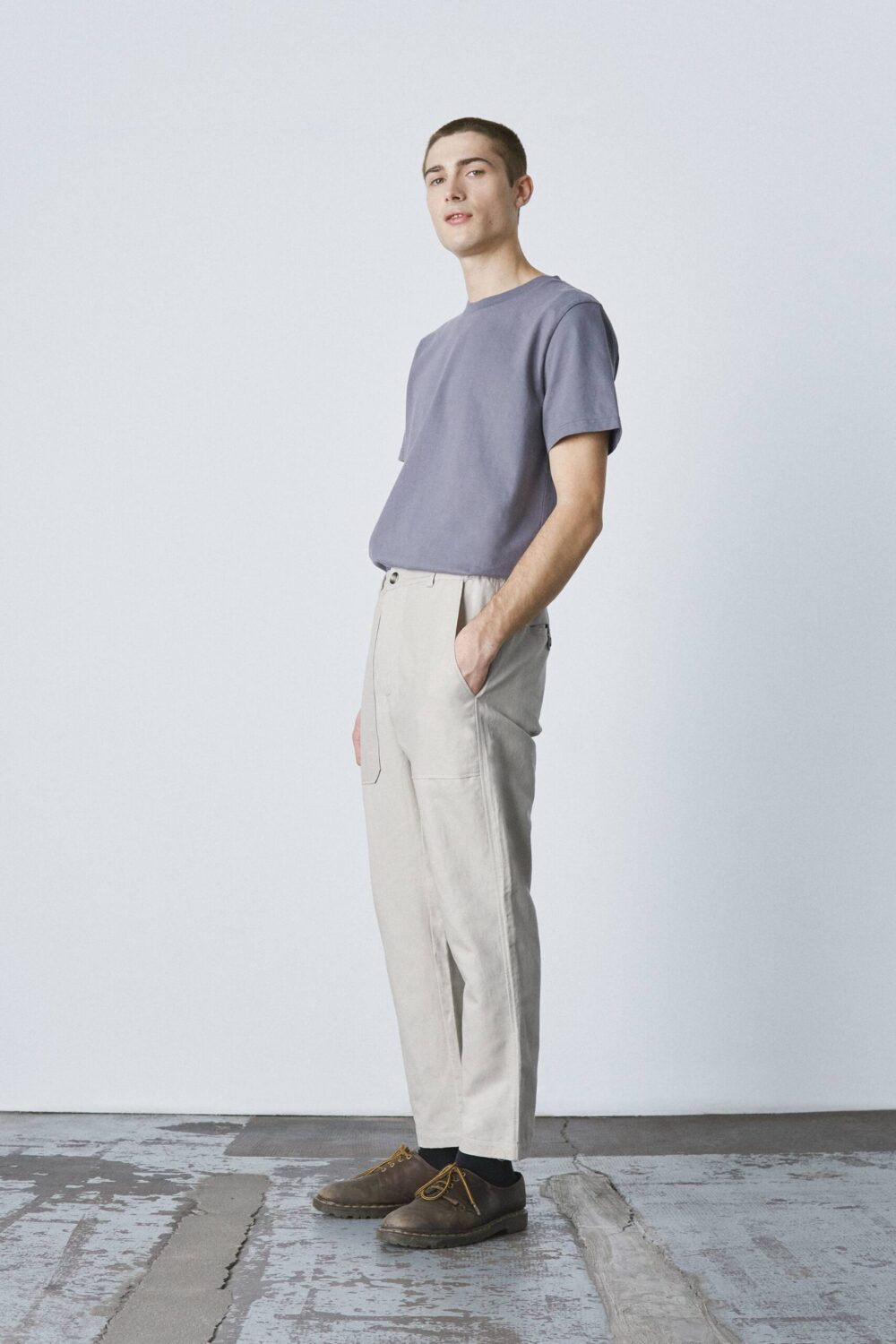 Privé : Pantalon workwear en lin mélangé Panama