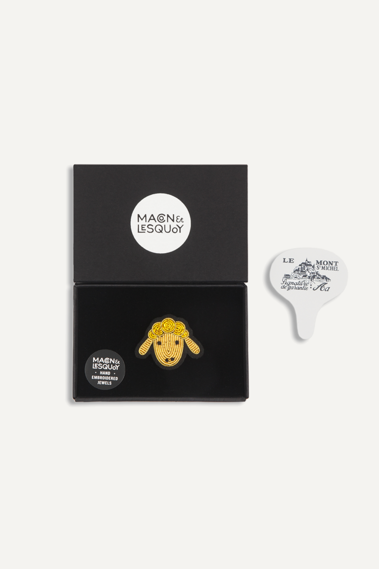 Broche Mouton Le Mont Saint Michel x Macon & Lesquoy - OR, seconde vue