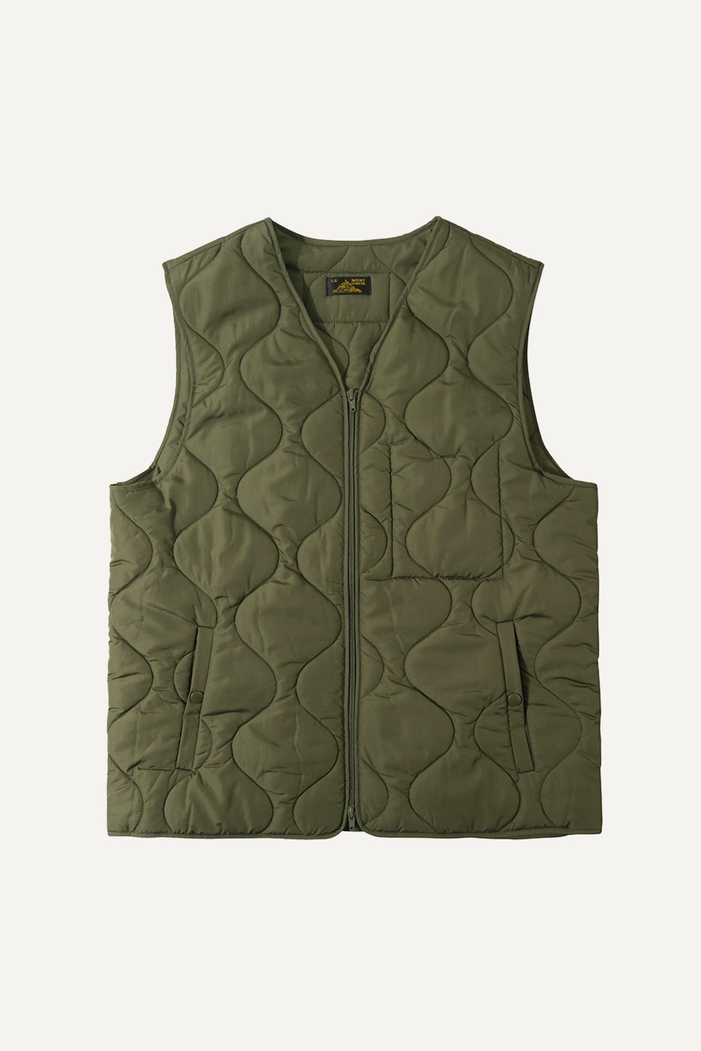 Vinis - Sleeveless quilted jacket - XS, KAKI