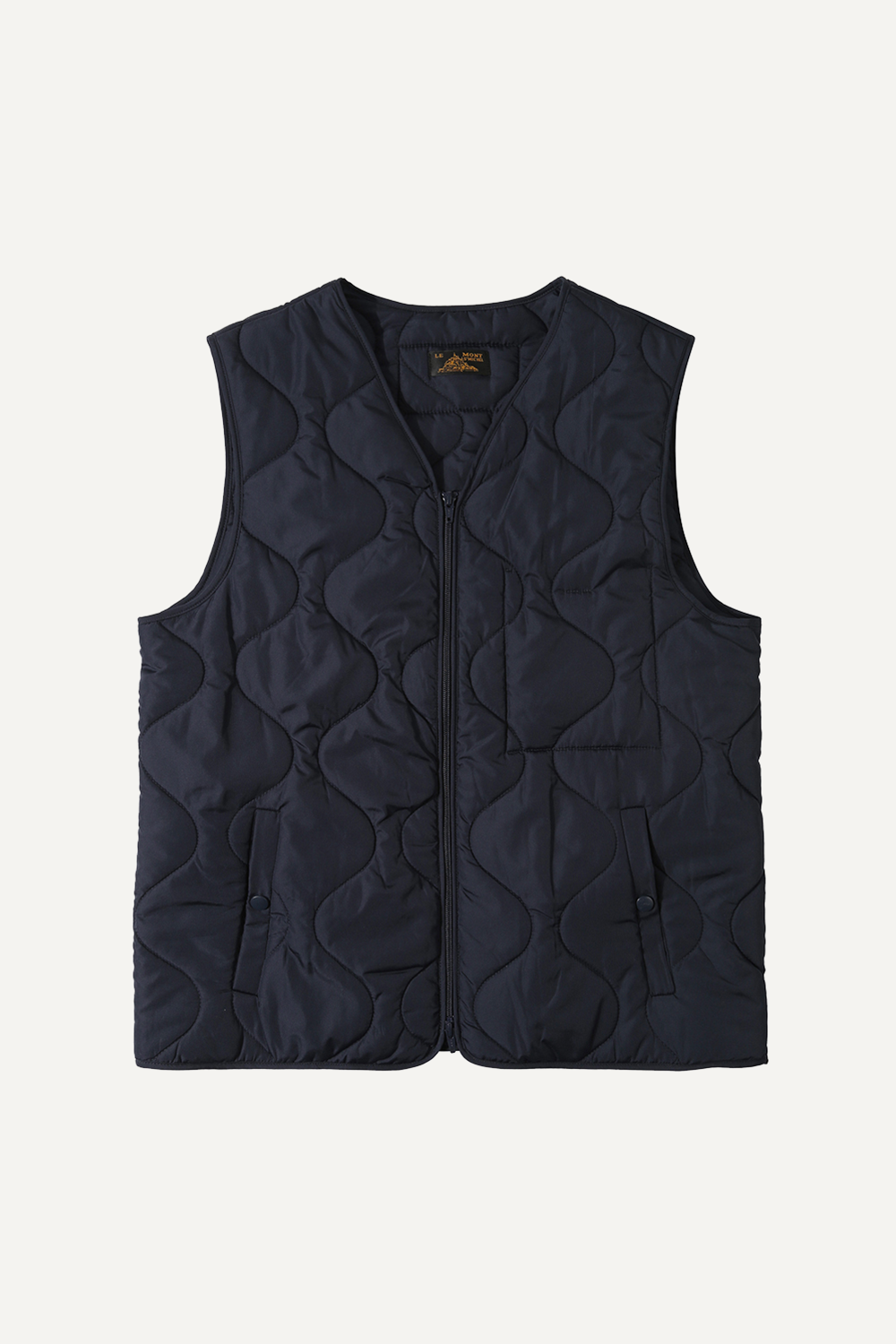 Vinis - Sleeveless quilted jacket - S, NAVY