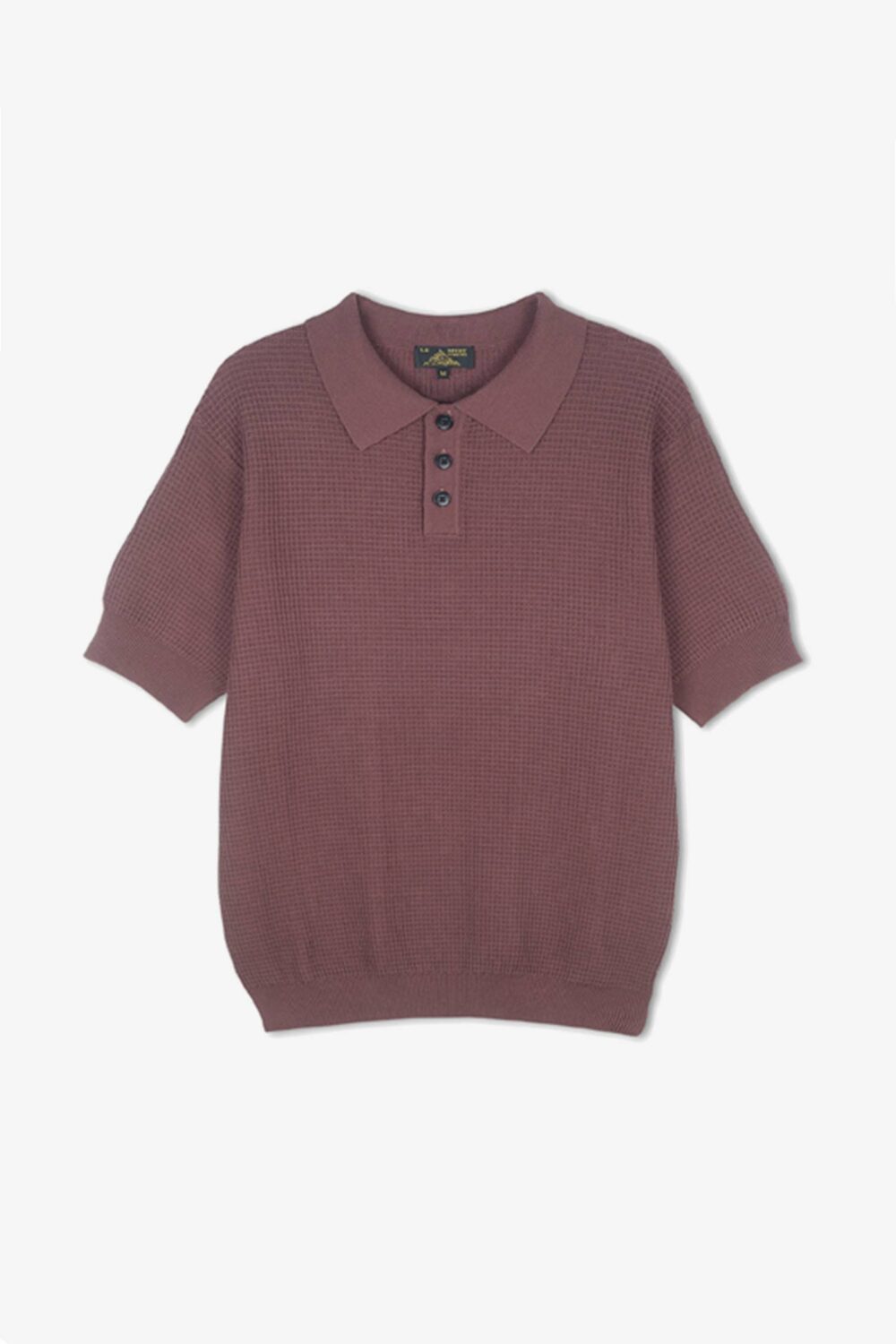 SIMONI - POLO SHIRT IN CHECKERED MESH - XL, SKY