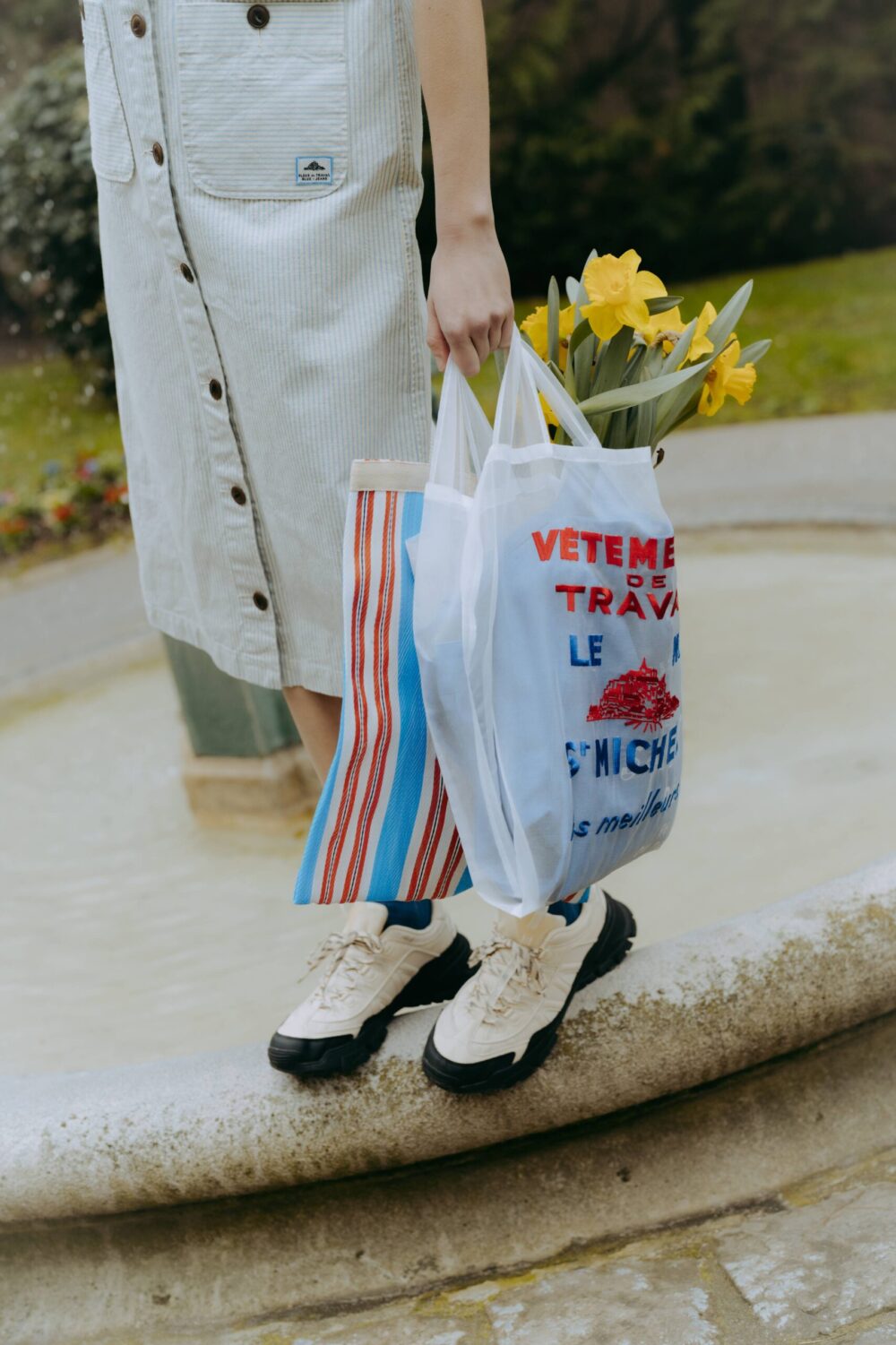 ★Le Mont Saint Michel★ LMSM X BRIGITTE TANAKA Organza Bag Le Mont Saint Michel bag x Brigitte Tanaka | Le Mont Saint