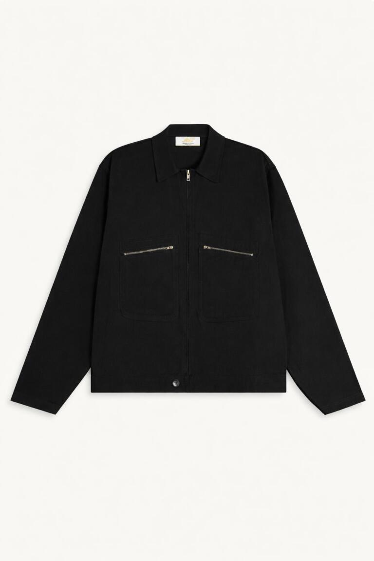 00736MV-VOLIN-POLYCOT HERITAGE BOMBER-BLACK-1