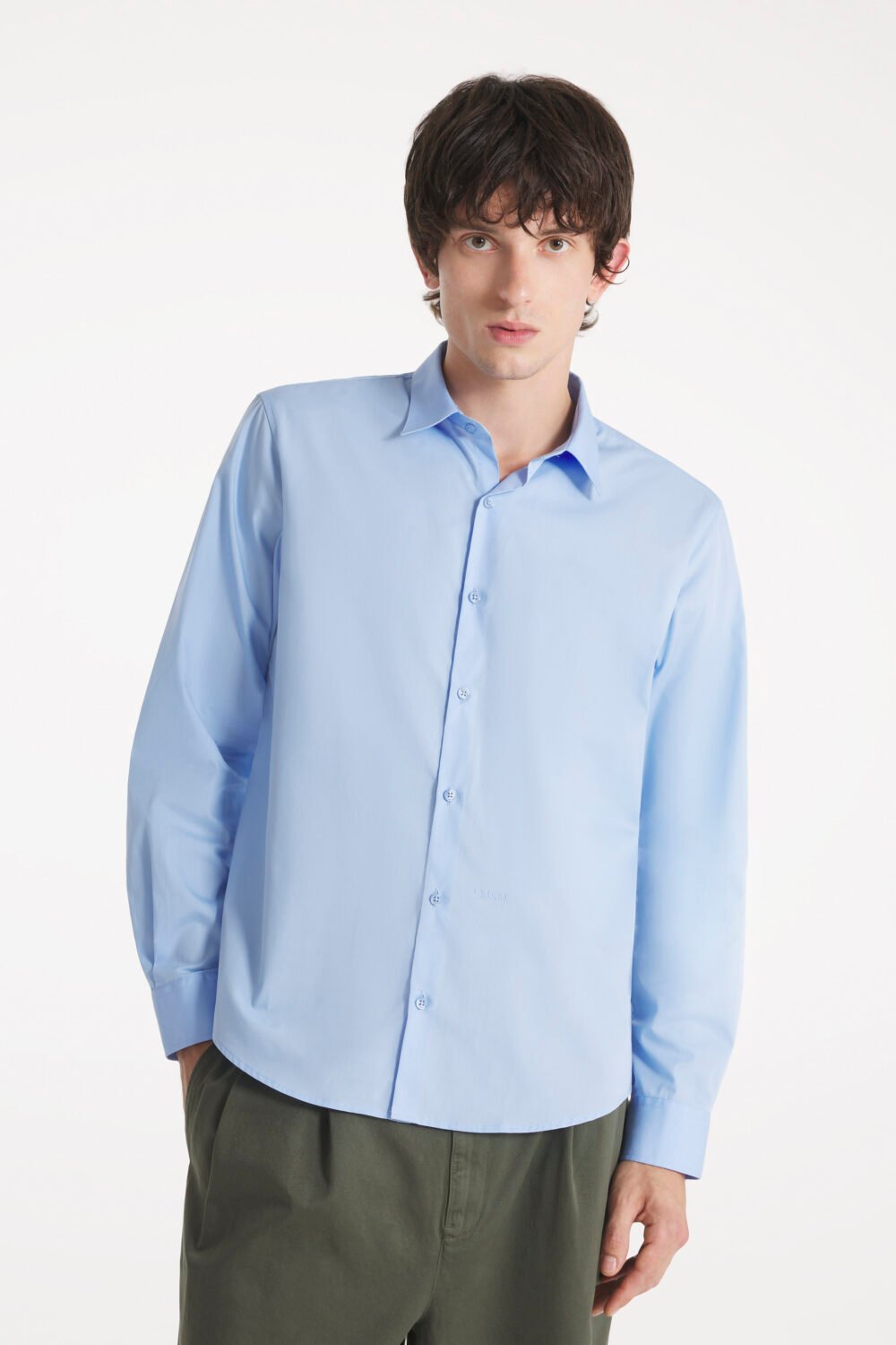 CAMI - CHEMISE EN POPELINE - M, BLEU