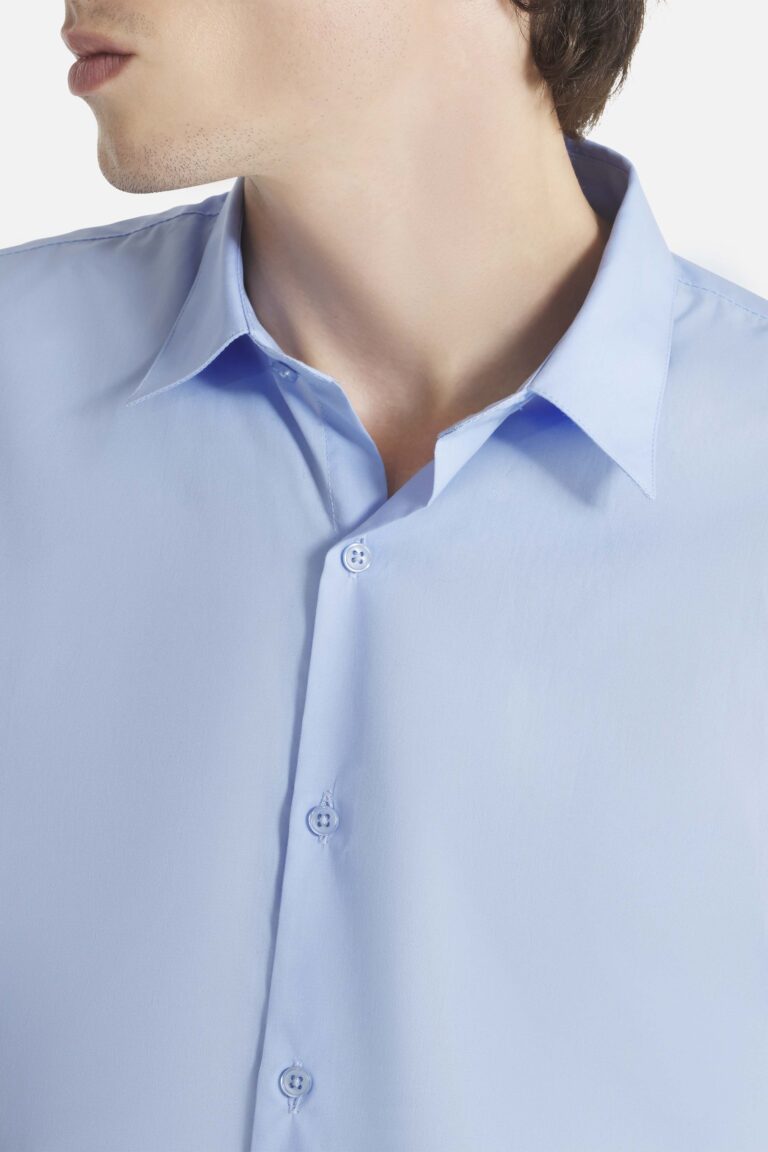 CAMI - CHEMISE EN POPELINE - BLEU, seconde vue