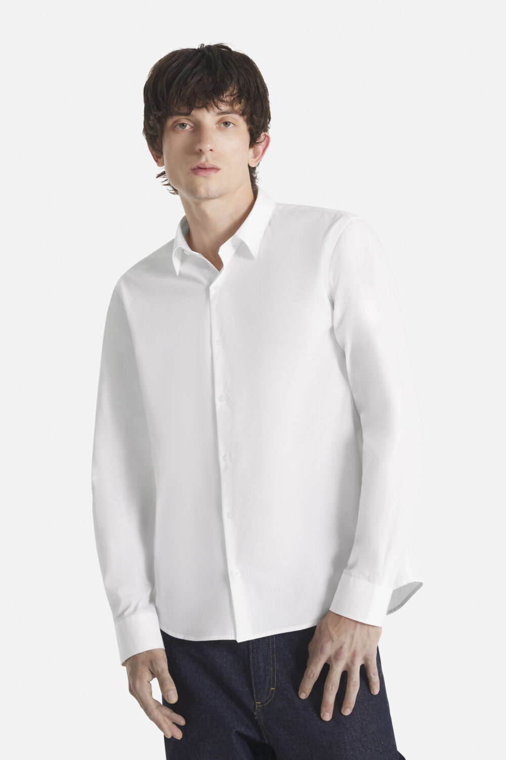 CAMI - CHEMISE EN POPELINE - XXL, BLANC