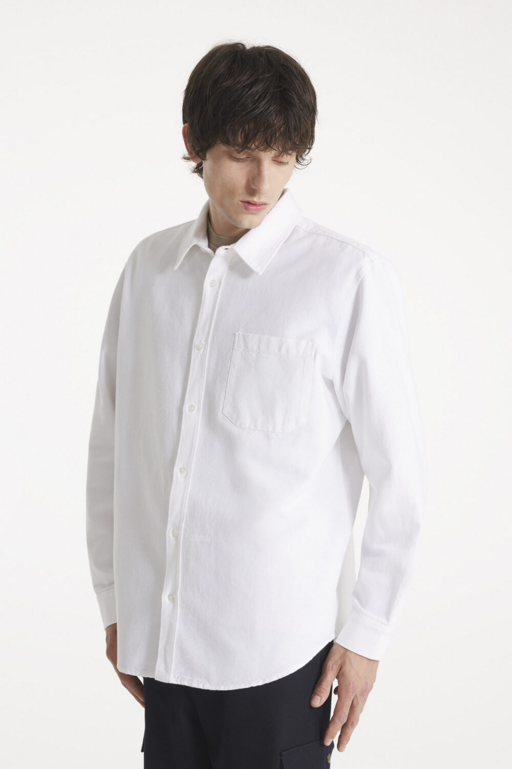 Cosmo – Chemise en oxford français – M, BLANC