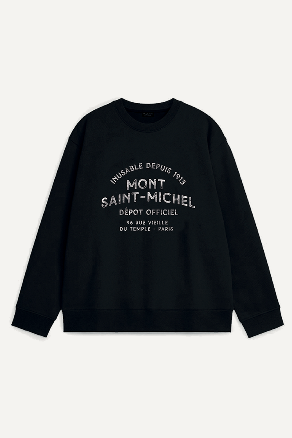 Taugi - Printed sweatshirt - XS, BLACK
