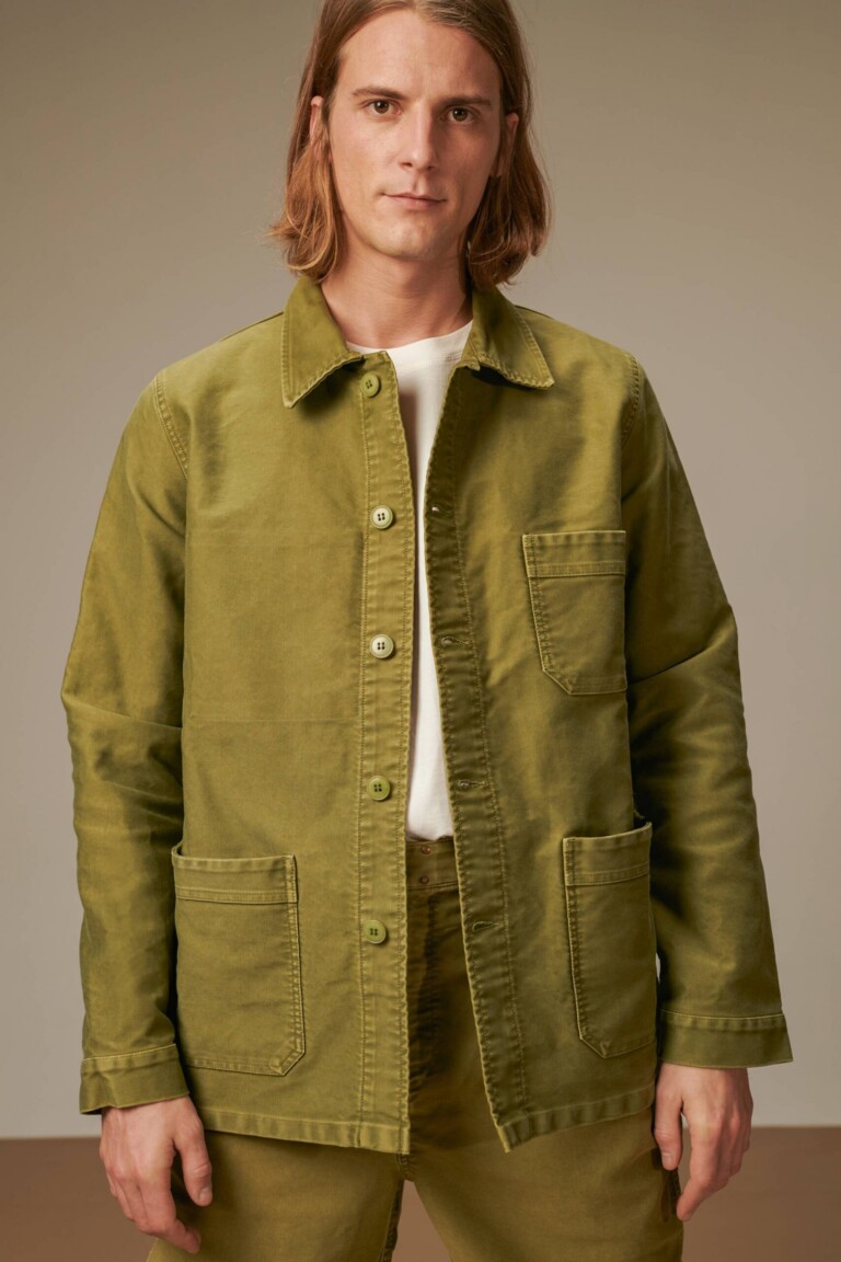 Vintage Washed work jacket - KAKI, seconde vue