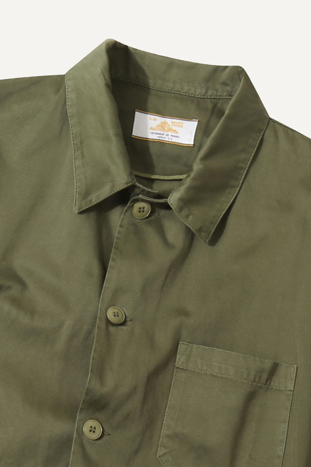 Gabardine work jacket - OLIVE, seconde vue