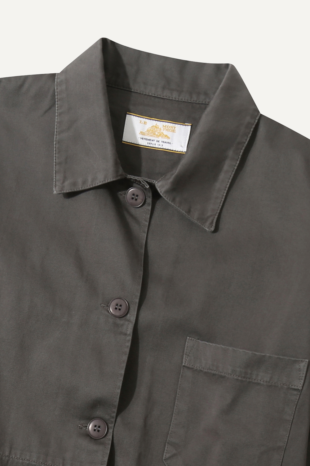 Gabardine work jacket - GREY, seconde vue