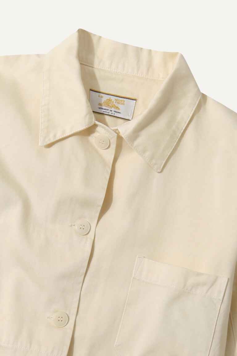 Gabardine work jacket - IVORY, seconde vue