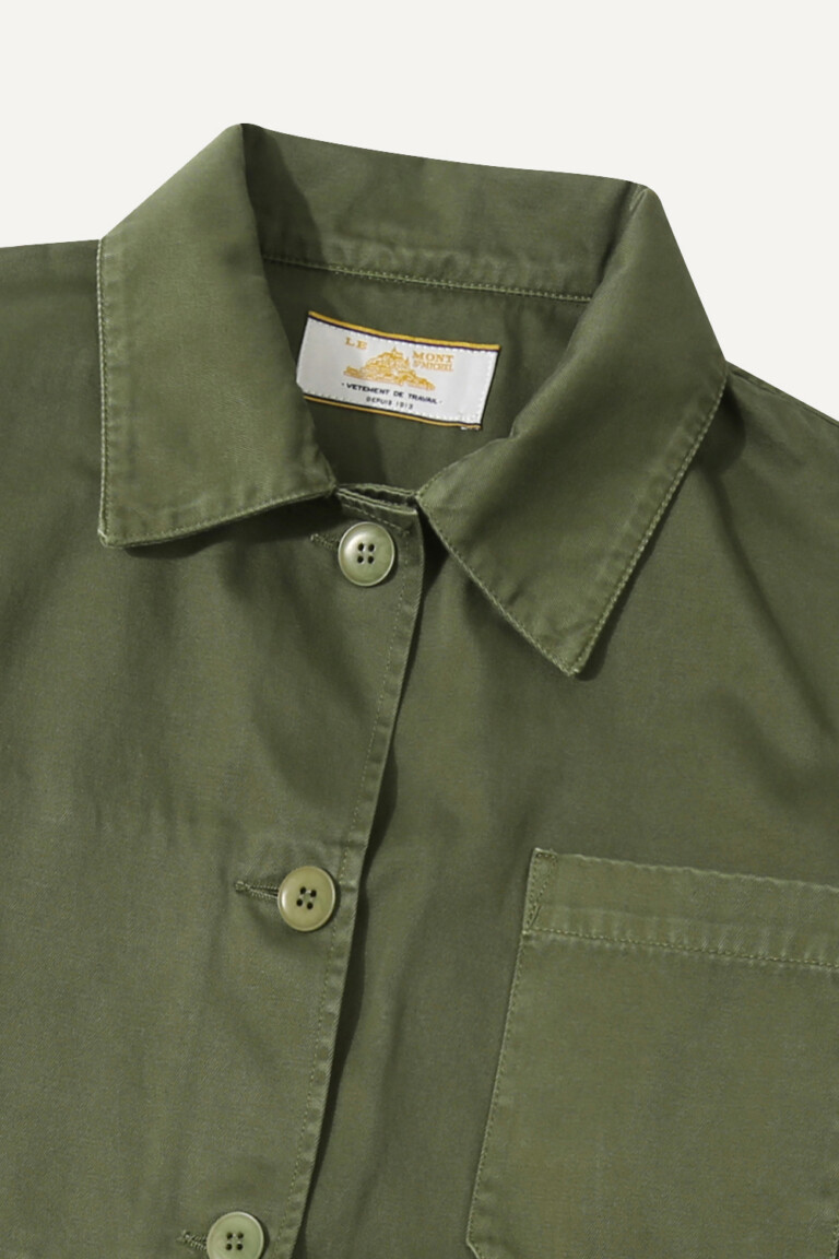 Gabardine work jacket - OLIVE, seconde vue