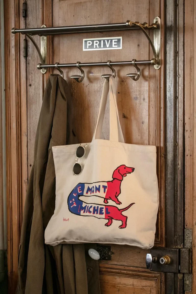 Tote Bag Dog - BLUE/WHITE/RED, seconde vue