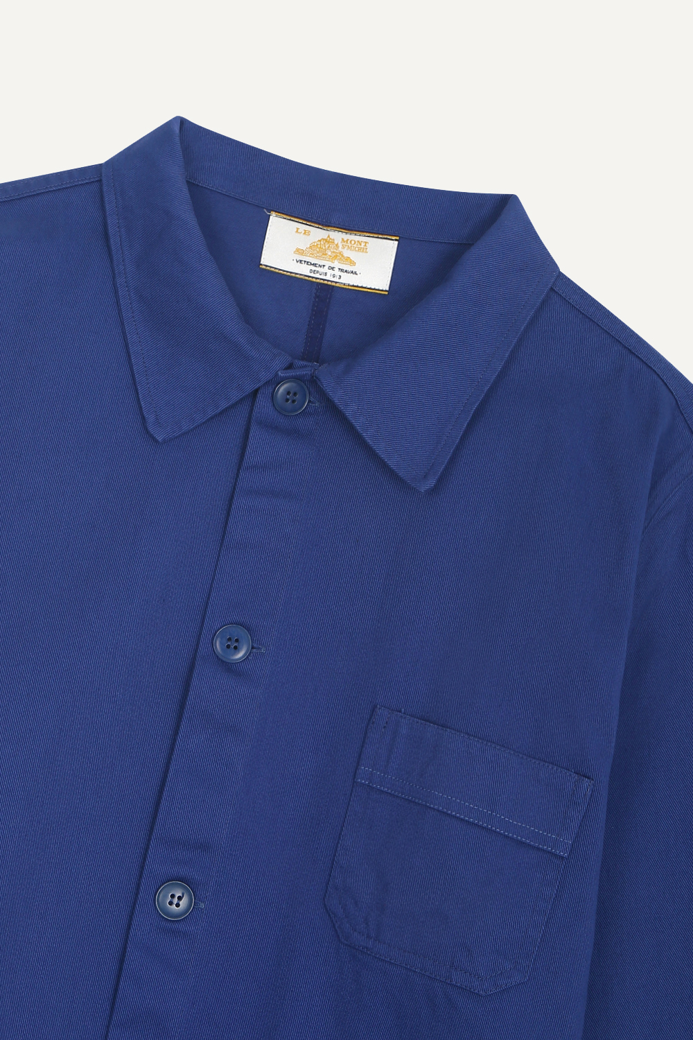 Twill Work Jacket - VIVID BLUE, seconde vue