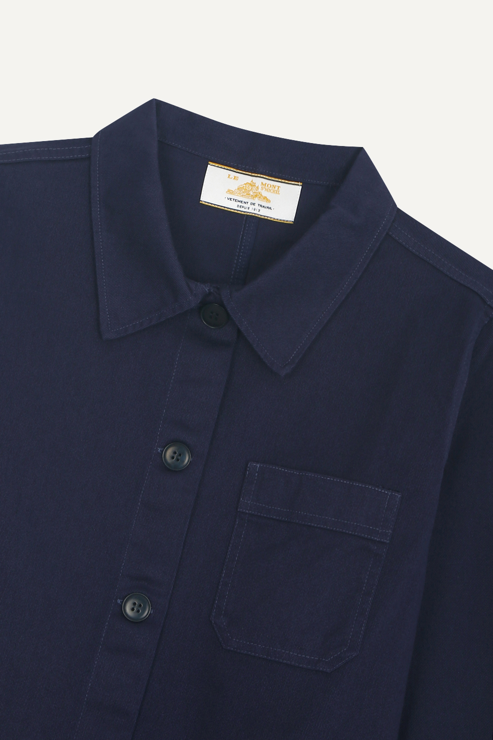 Veste de Travail en sergé - MARINE, seconde vue