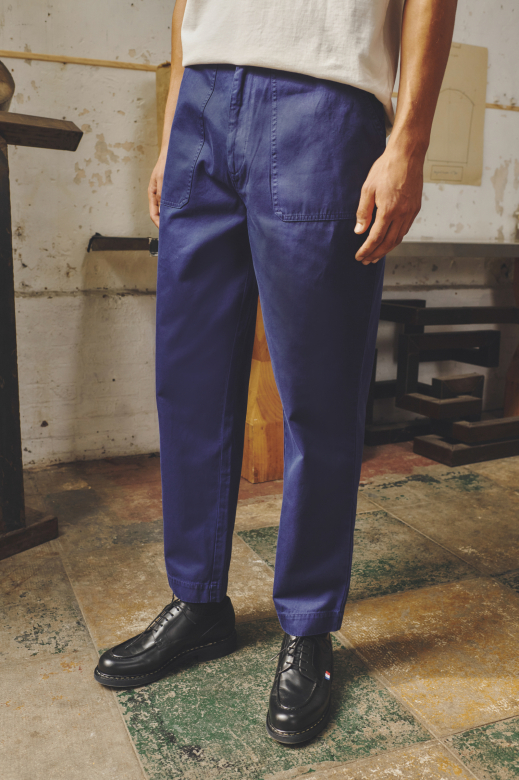 Pascal - Gabardine work pants - XXL, BLUE