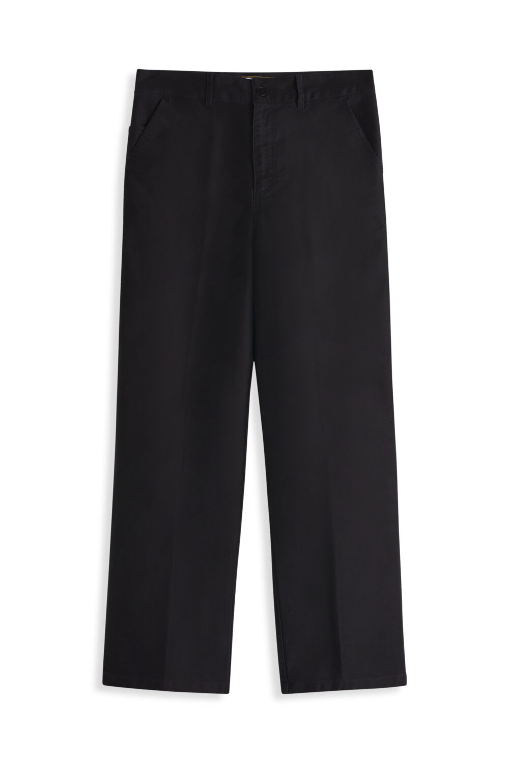 Pero - Carpenter pants in moleskin - L, BLACK