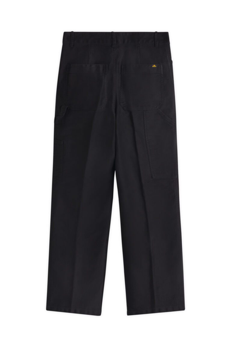 Pero - Carpenter pants in moleskin - BLACK, seconde vue