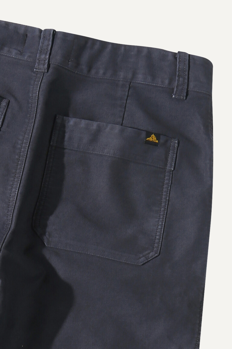 Percey - Carpenter pants in moleskin - GRAPHITE, seconde vue