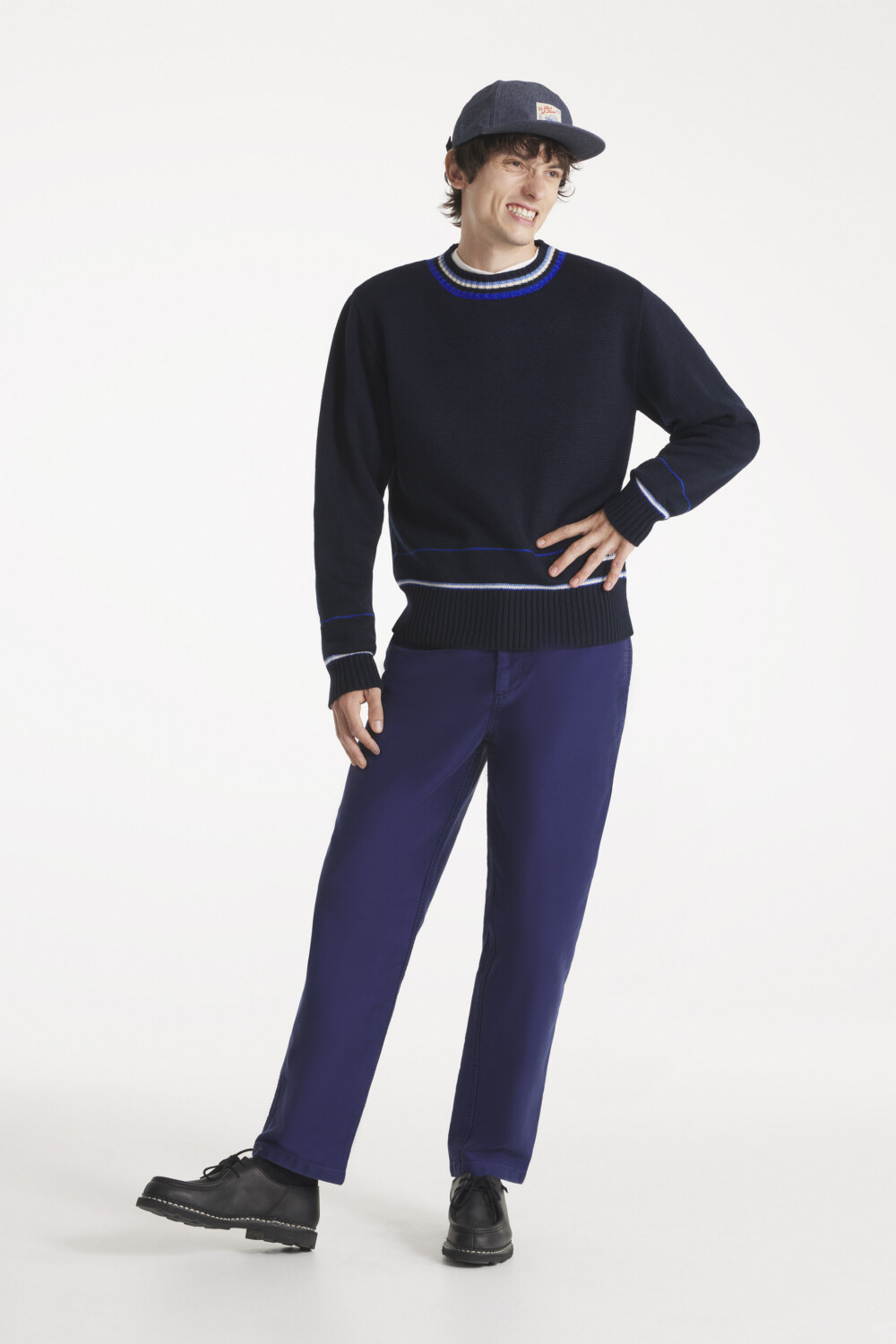 Perig – Pantalon de Travail large – M, BLEU