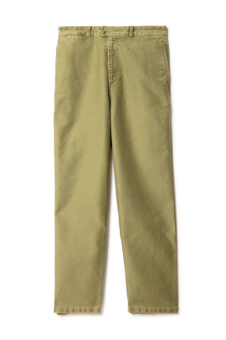 Paulin - Pantalon de Travail Vintage Washed - KAKI