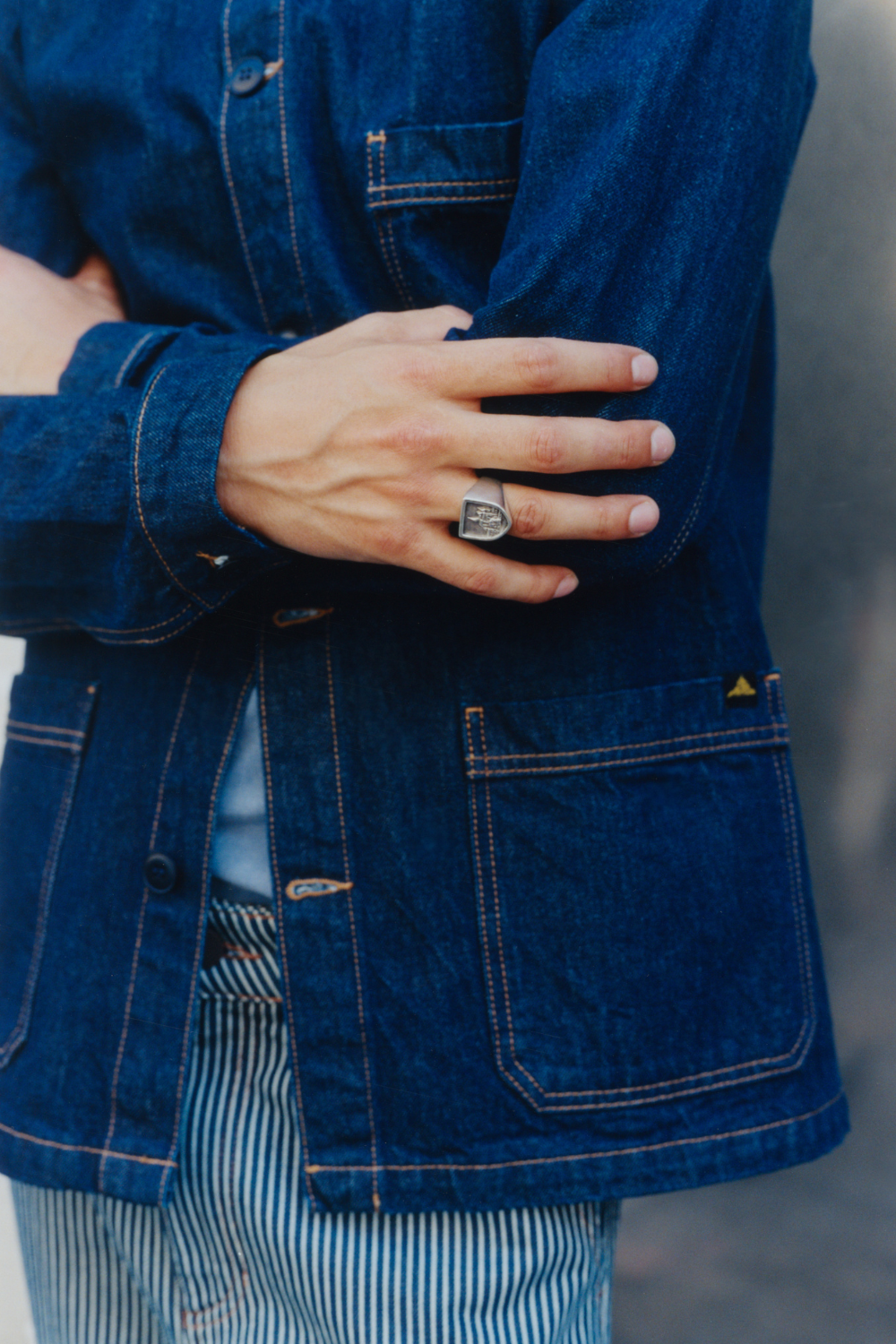 Valmon - Veste de travail en denim - DENIM, seconde vue