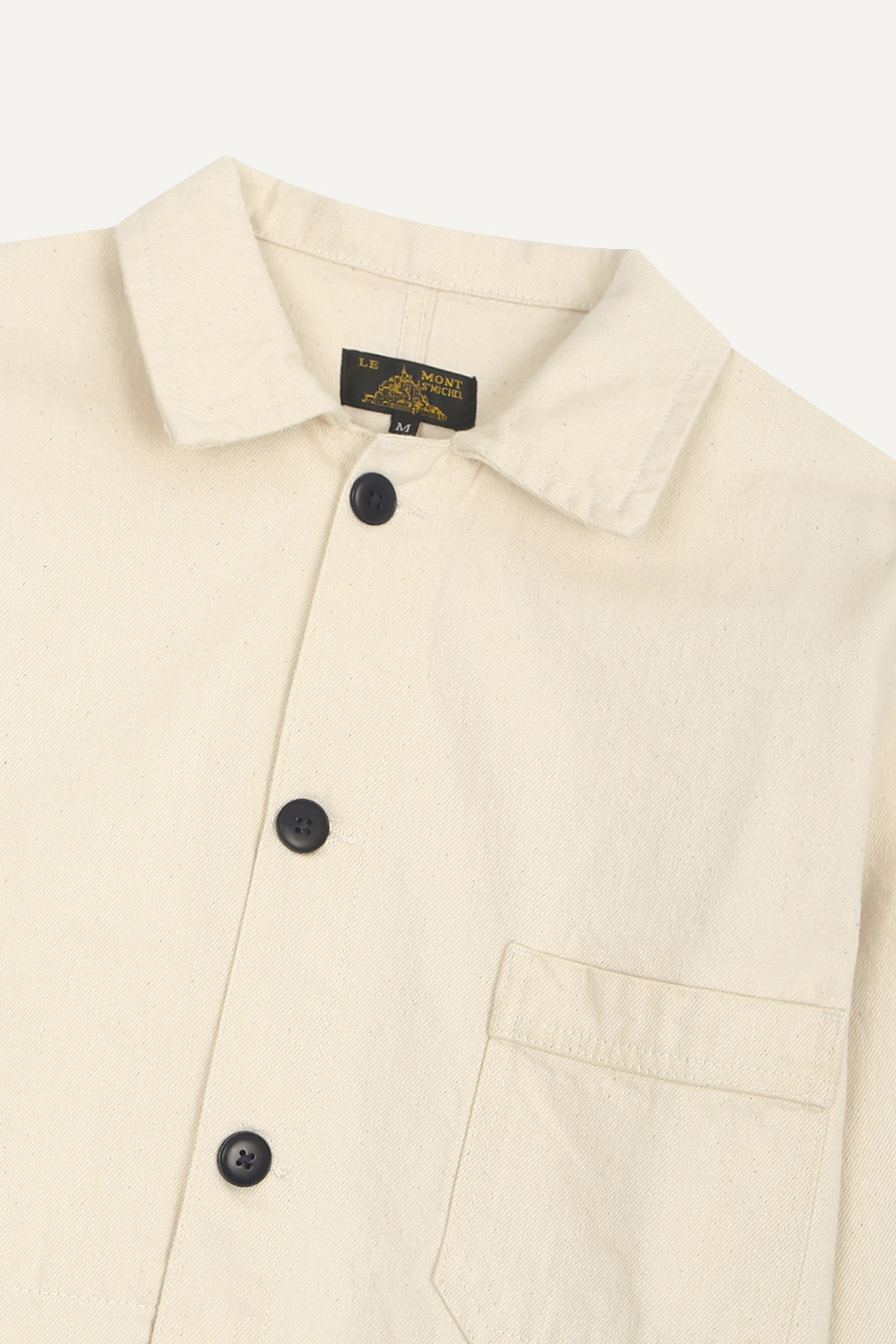 Valmon - Veste de travail en denim - ECRU, seconde vue