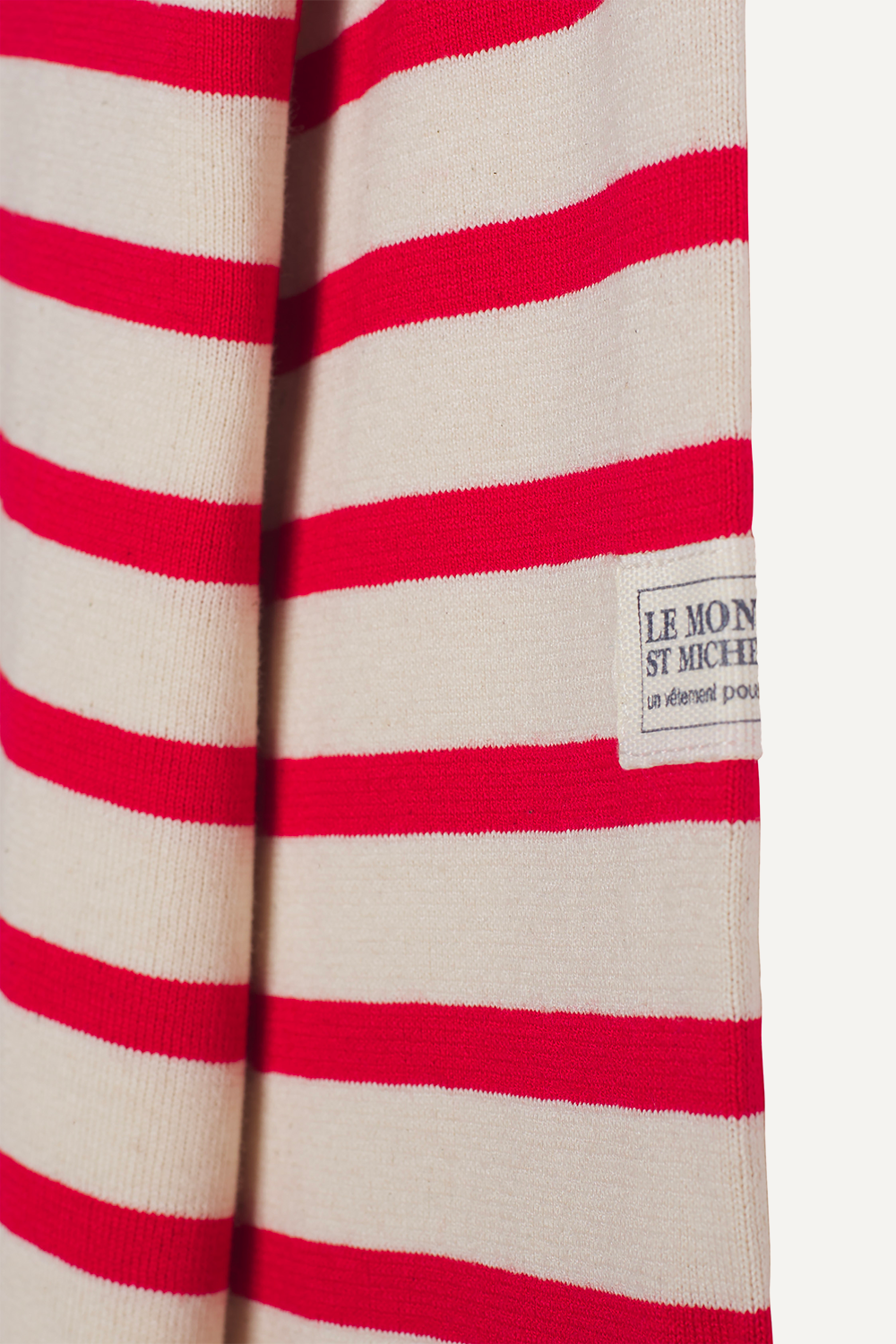 Thurin - Marinière with long sleeves - OFFWHITE/RED, seconde vue