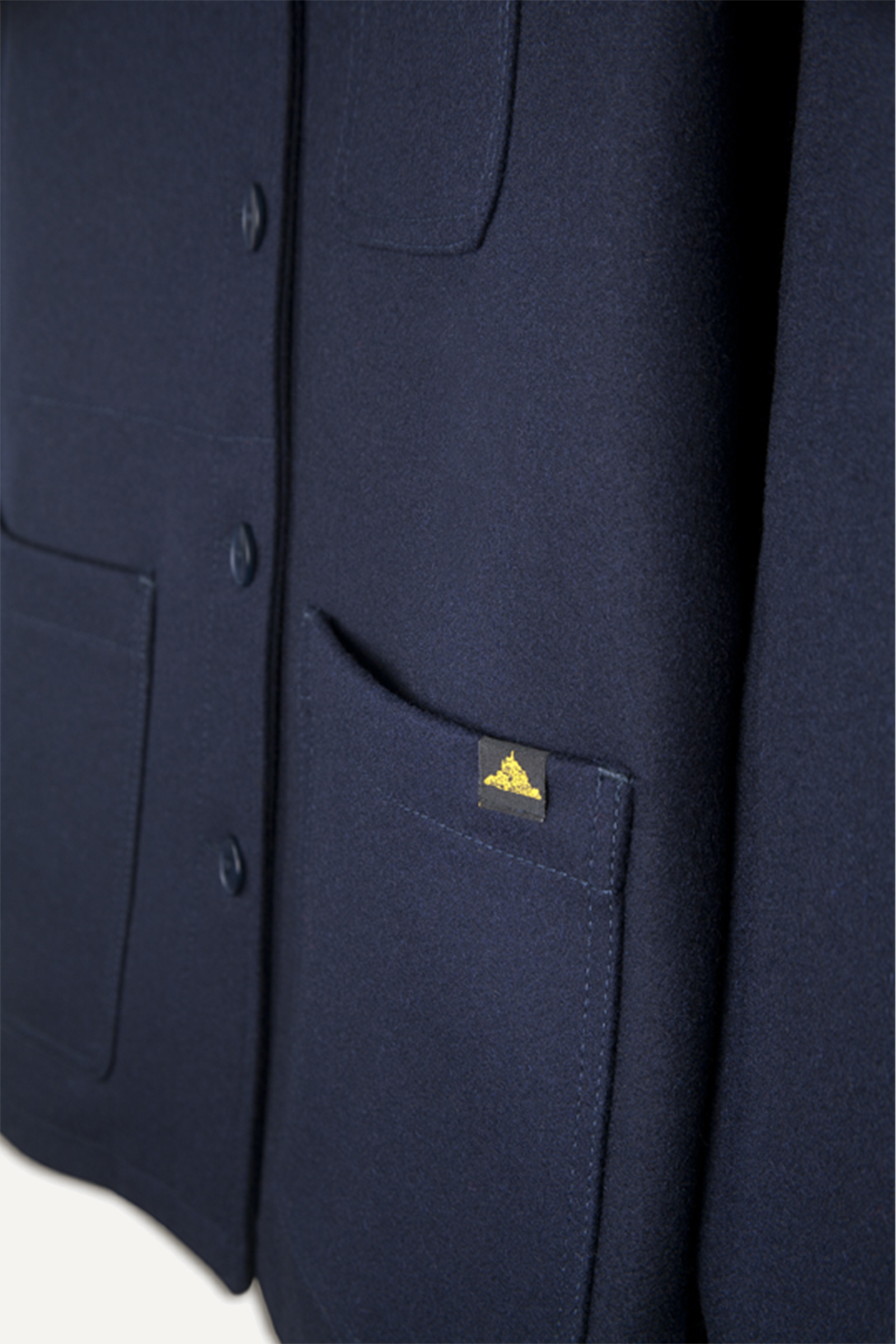 Victorienne - Veste en laine - MARINE, seconde vue