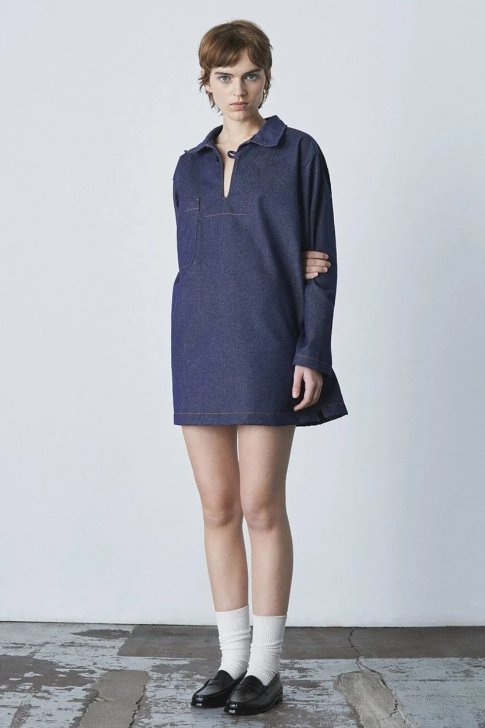 Riviera - Robe-vareuse traditionnelle - 34, DENIM
