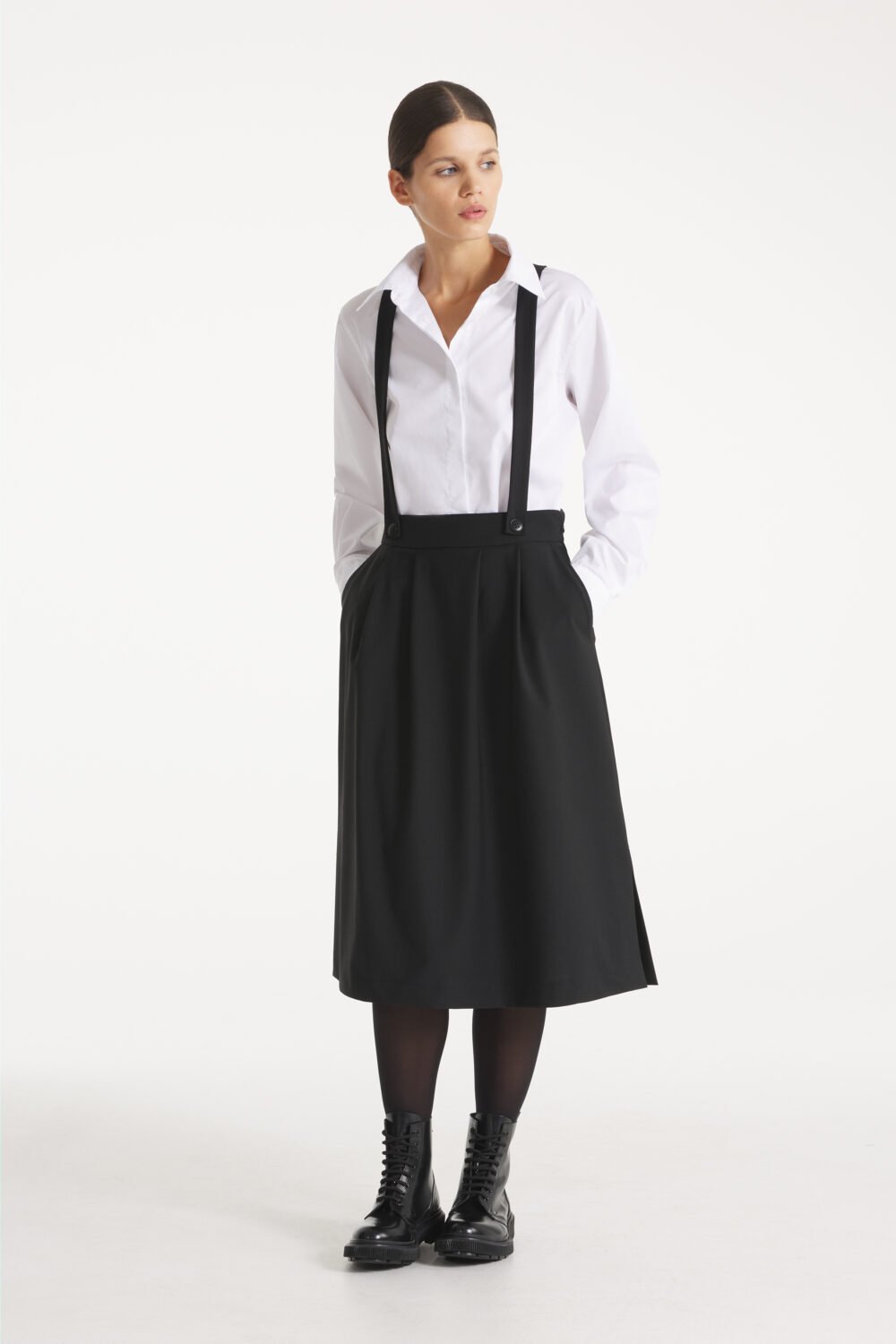 JILLE - STRAPLESS SKIRT - 34, BLACK