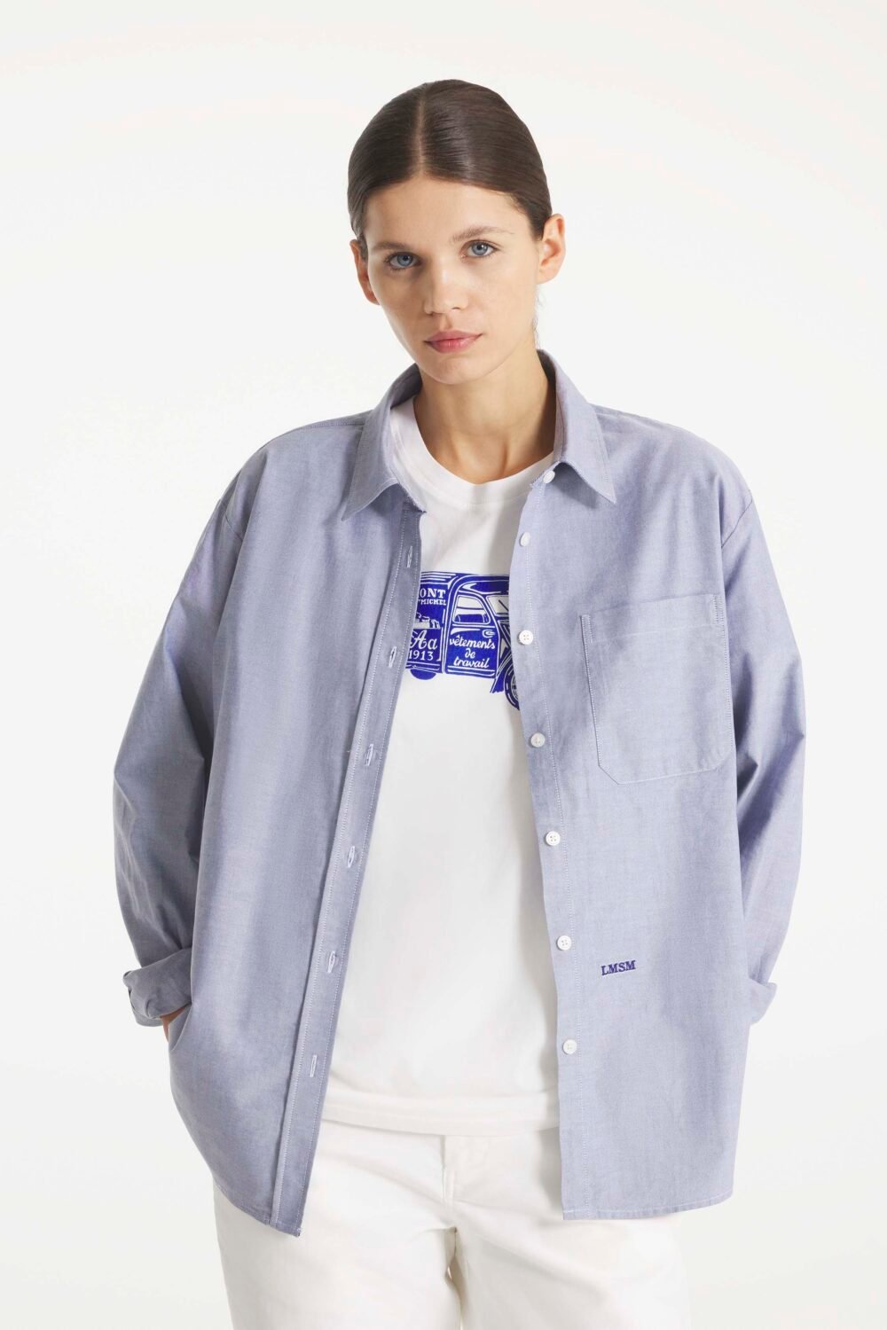 Cosmoise - Oxford shirt - XS, BLUE