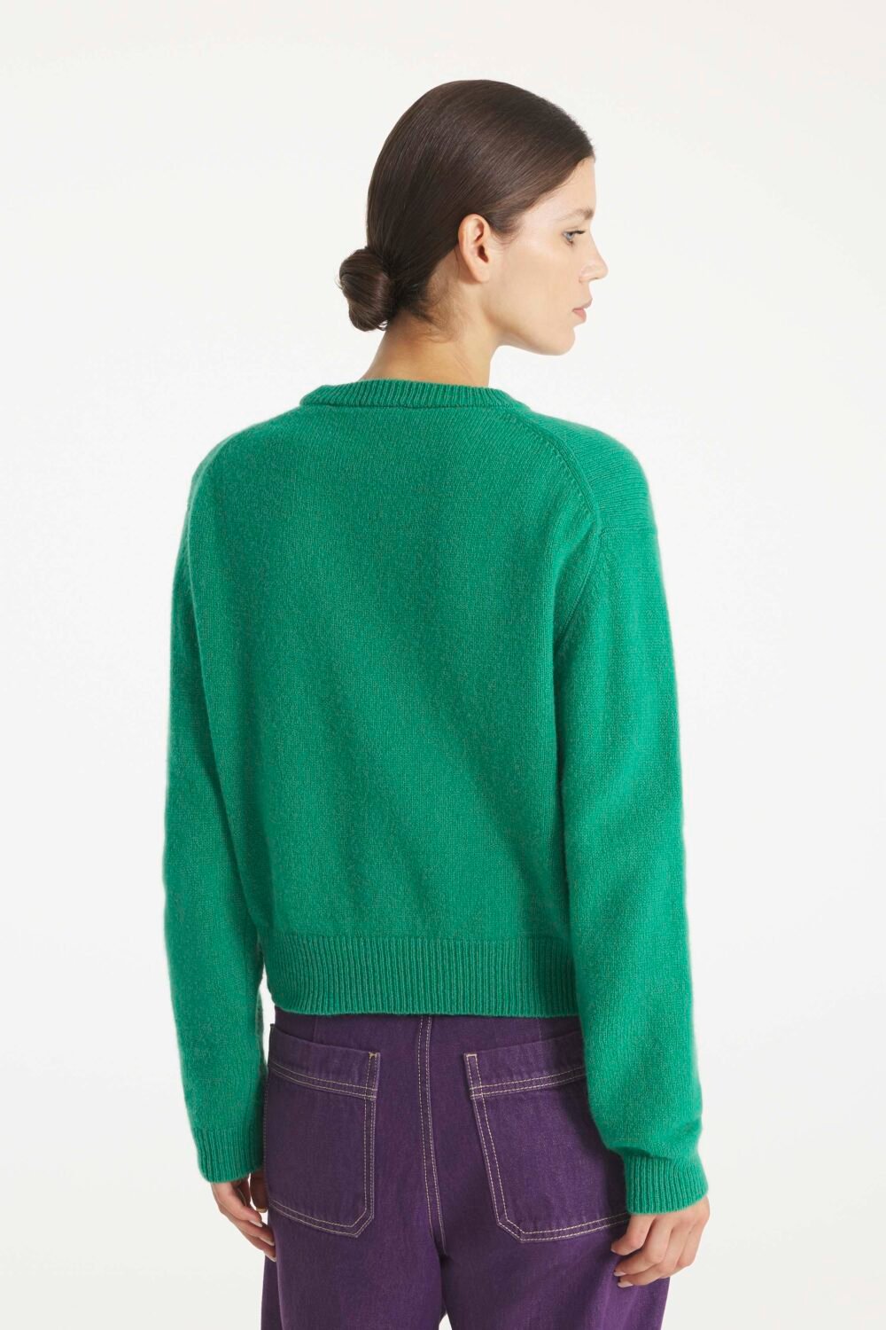 SALVINO - PULL LAINE ET CACHEMIRE - XS, VERT