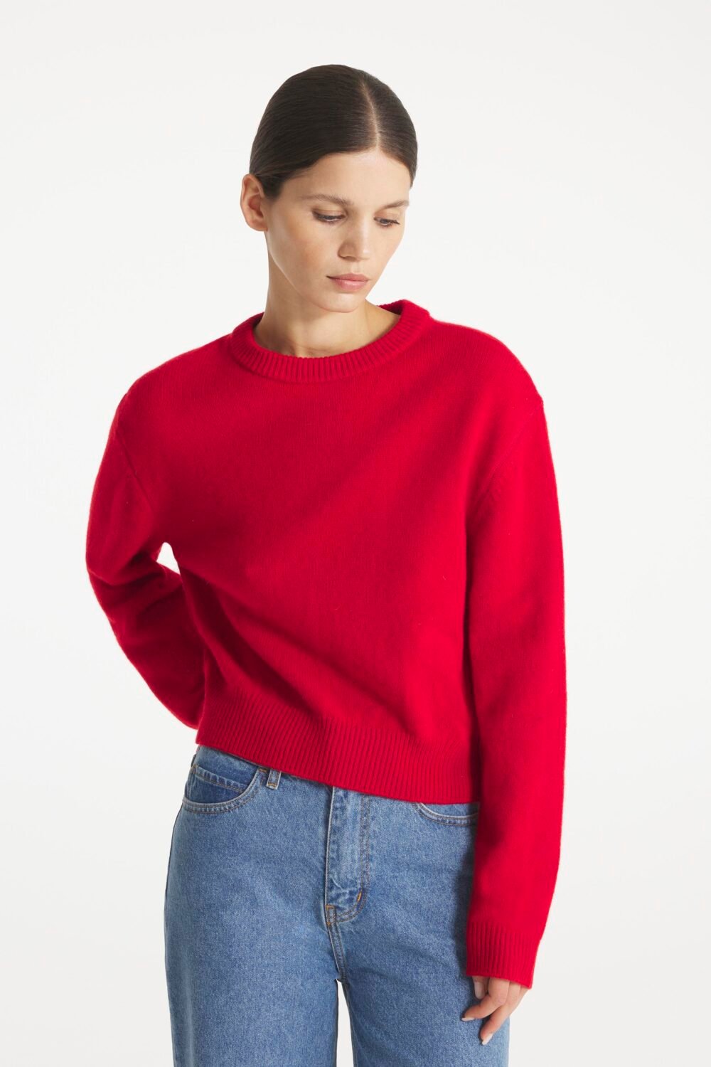 SALVINO - PULL LAINE ET CACHEMIRE - XS, ROUGE