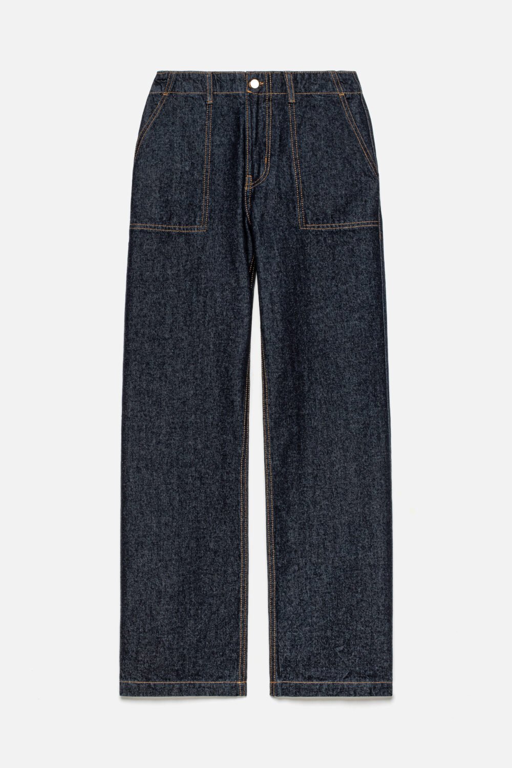 PAZAM - STRAIGHT DENIM PANTS - 38, DENIM