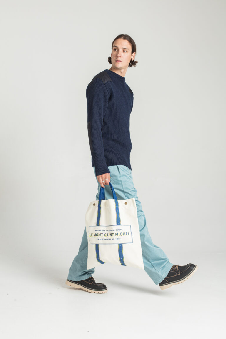 Arlina - Printed Tote - NAVY, seconde vue