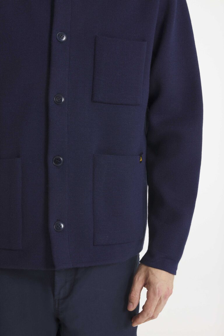 GUINO - WORK CARDIGAN - NAVY, seconde vue