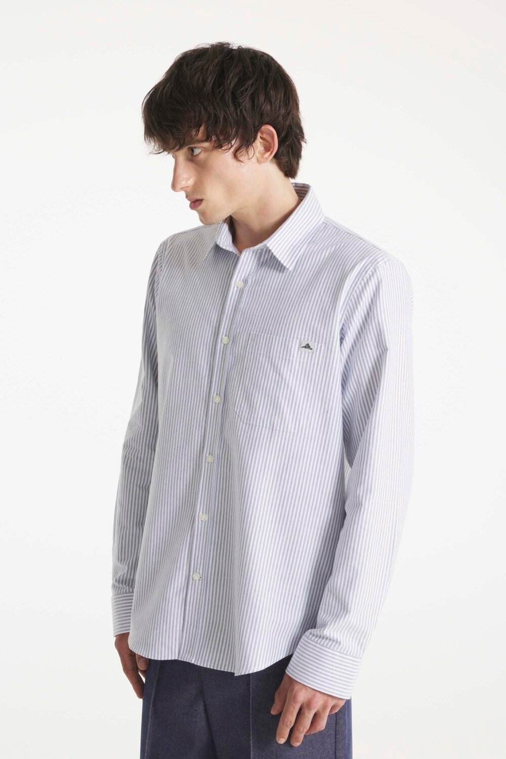 CANTIN - BRUSHED OXFORD SHIRT - XL, BLUE