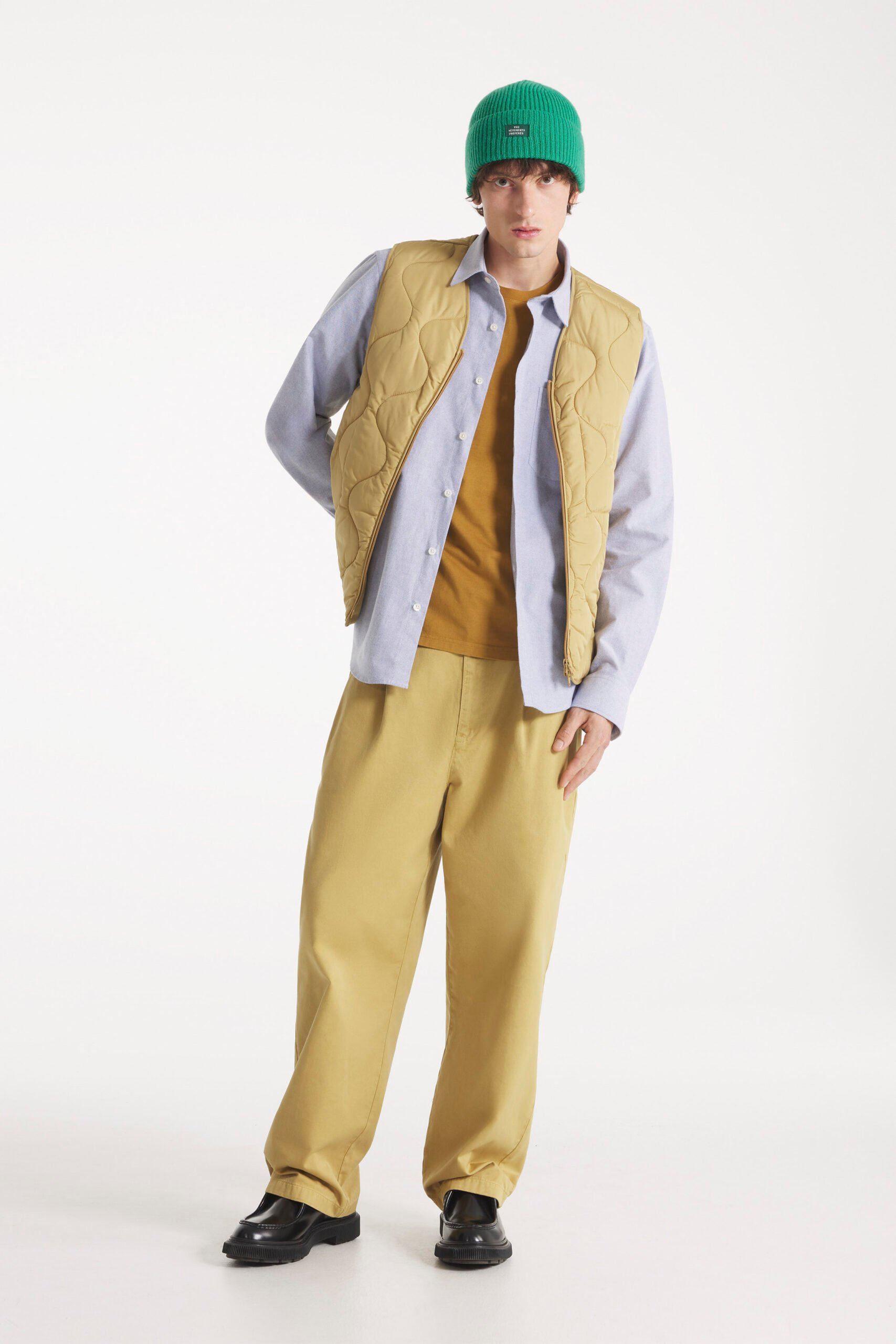 Pitt – Wide-leg gabardine pants