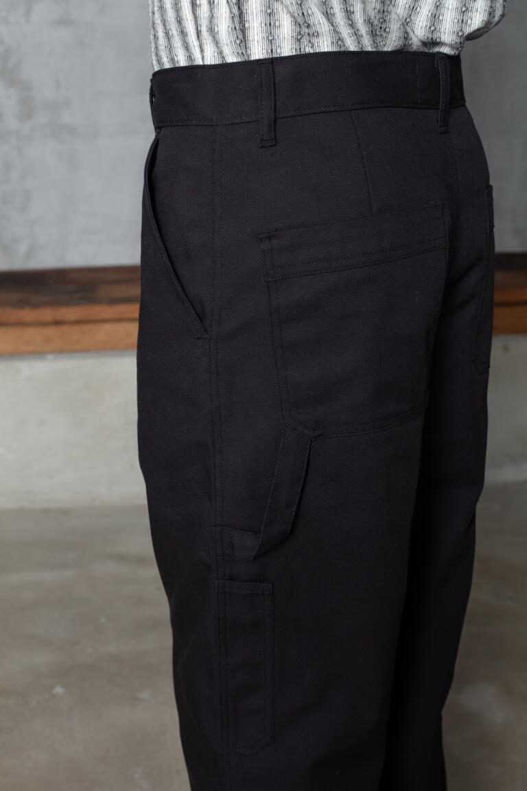 PILENE - CARPENTER PANTS - BLACK, seconde vue